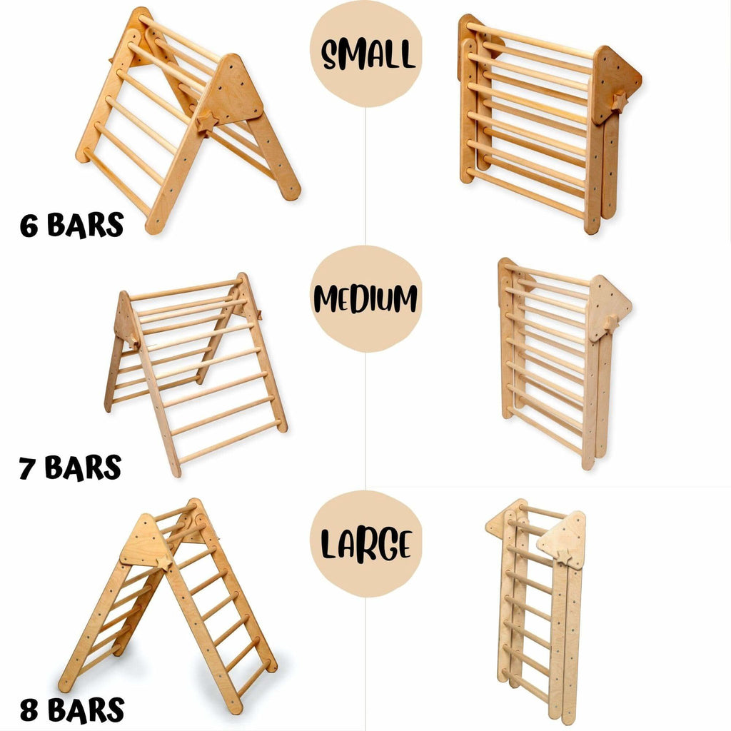 Montessori Triangle Climber Set / 3 size - Rootwellco