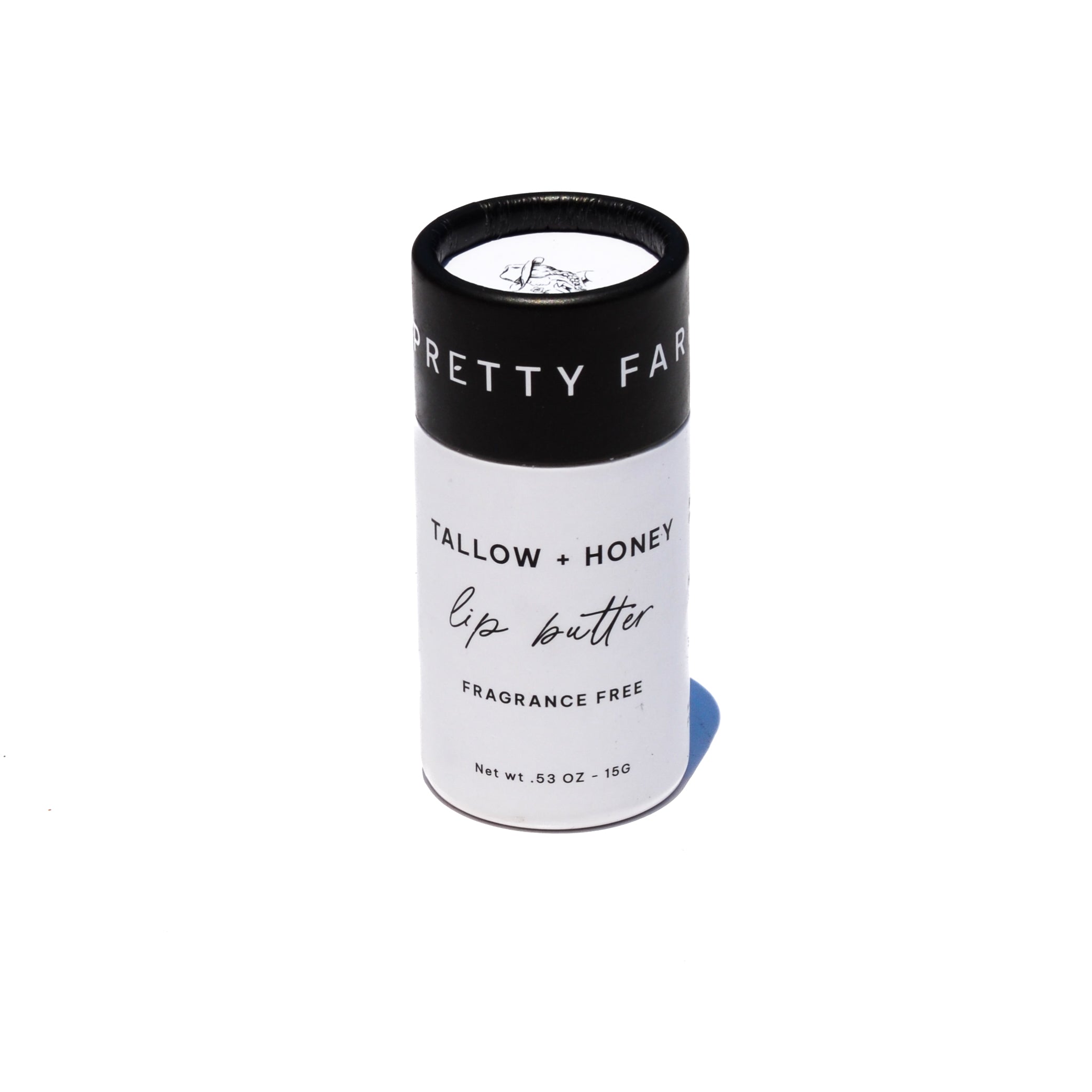 Fragrance-Free Tallow and Honey Lip Butter in Tube - Rootwellco