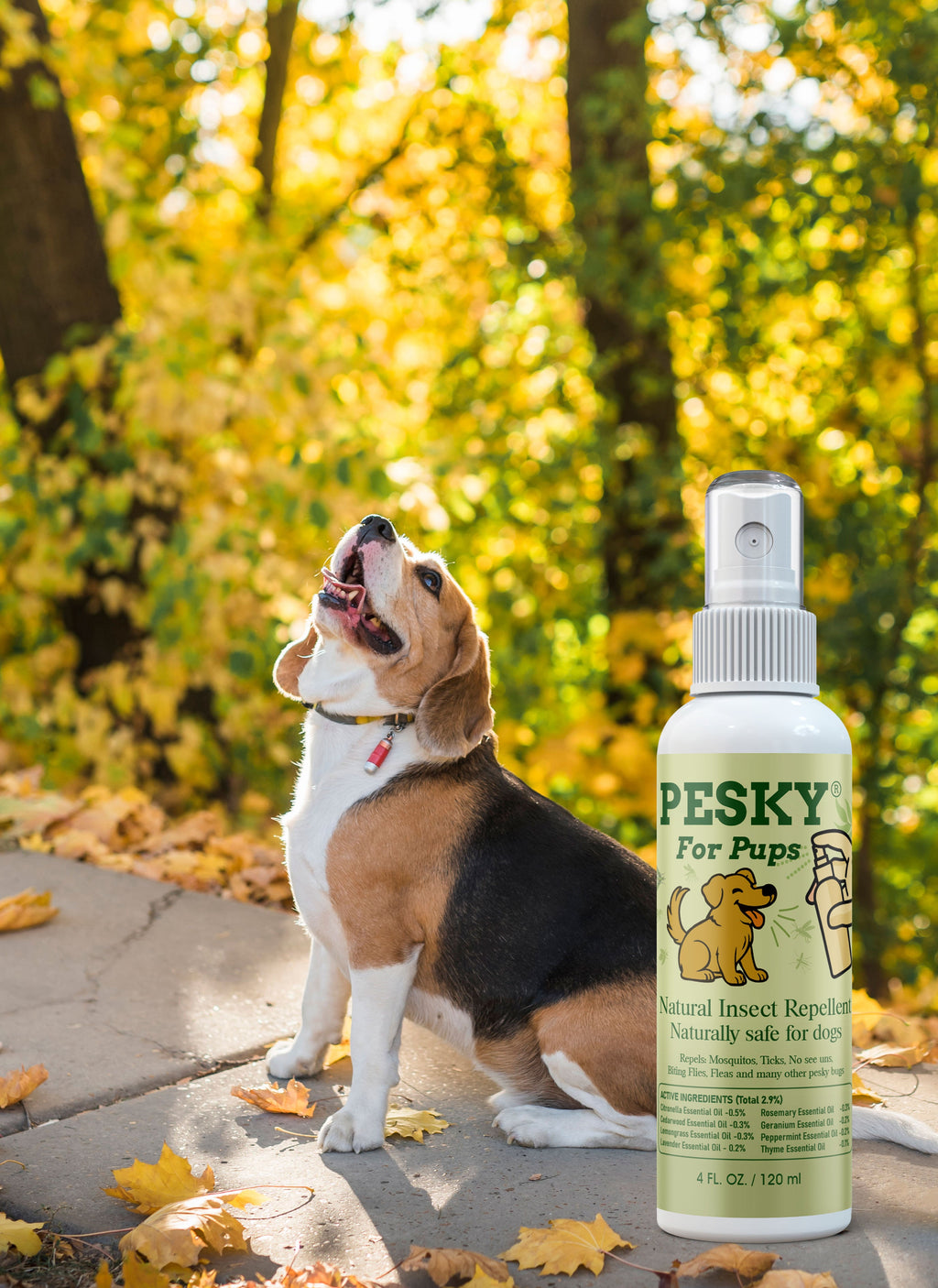 🐶 PESKY® for Pups Plant-Based Insect Deterrent Spray for Dogs - Rootwellco