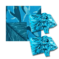Set of 2 Large Reusable Cloth Furoshiki Gift Wrap | Whales & Waves - Rootwellco