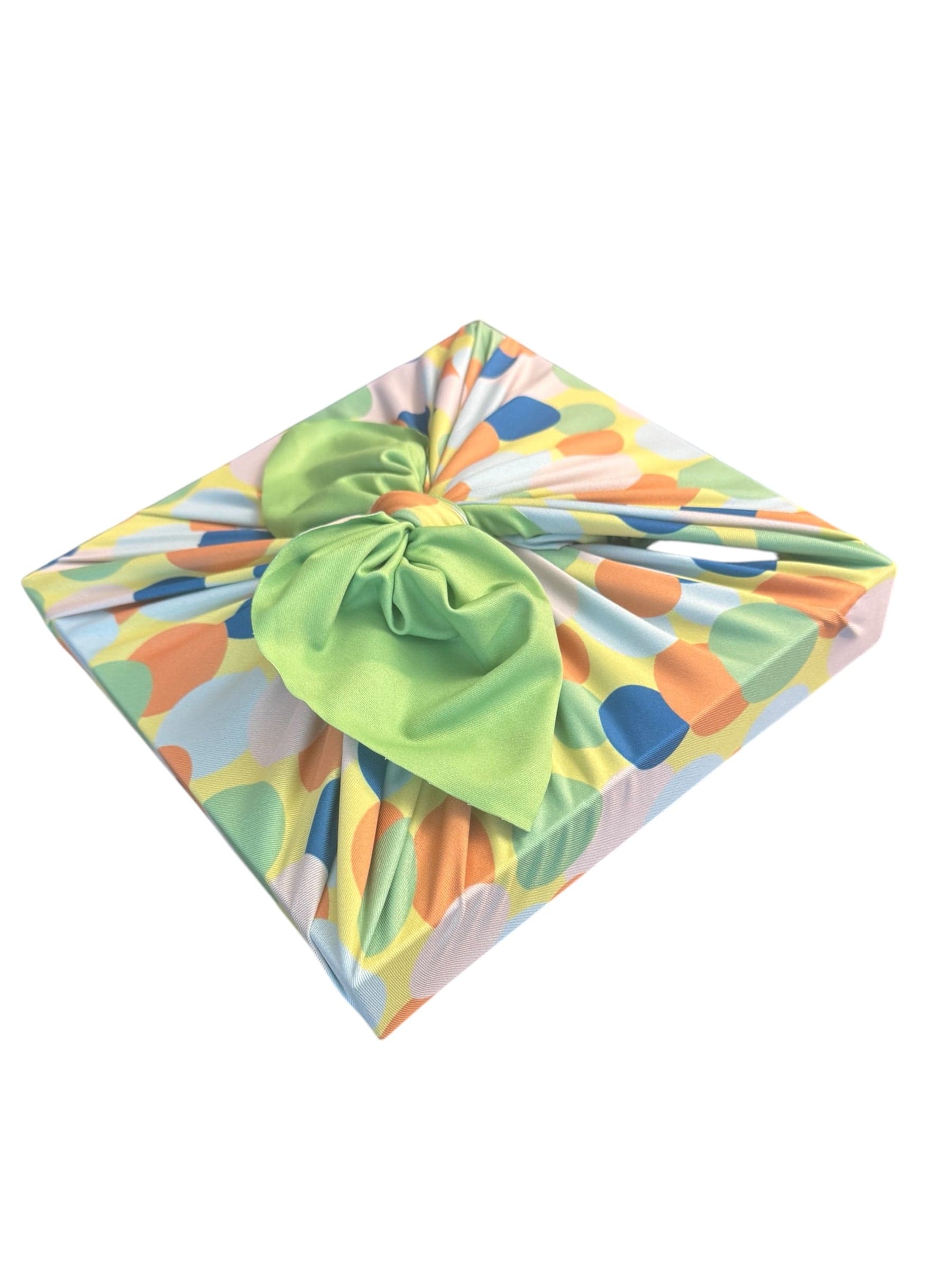 Large Reusable Cloth Furoshiki Gift Wrap | Polka Dots - Rootwellco