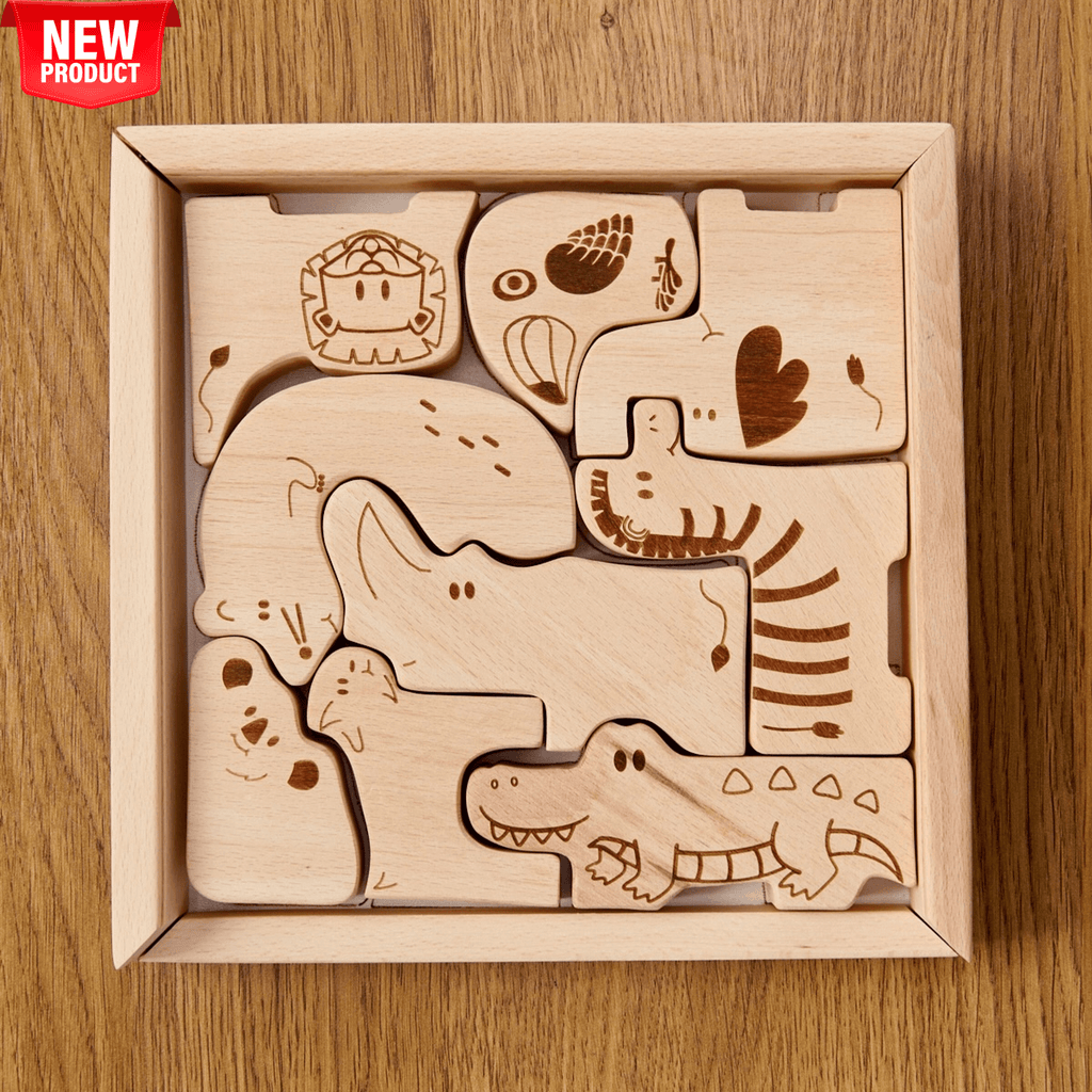 Safari Animal Puzzle - Rootwellco