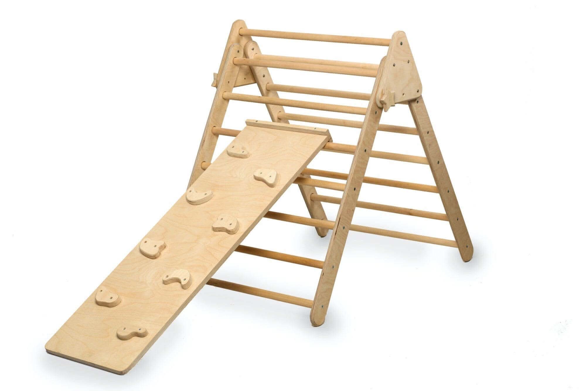 Climbing Triangle with Tent Cover, Mat, Ramp - Rootwellco