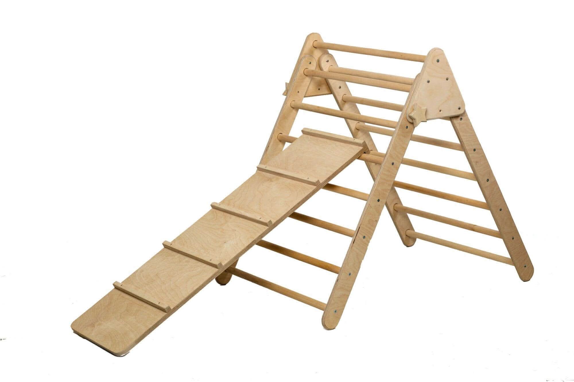Climbing Triangle with Tent Cover, Mat, Ramp - Rootwellco