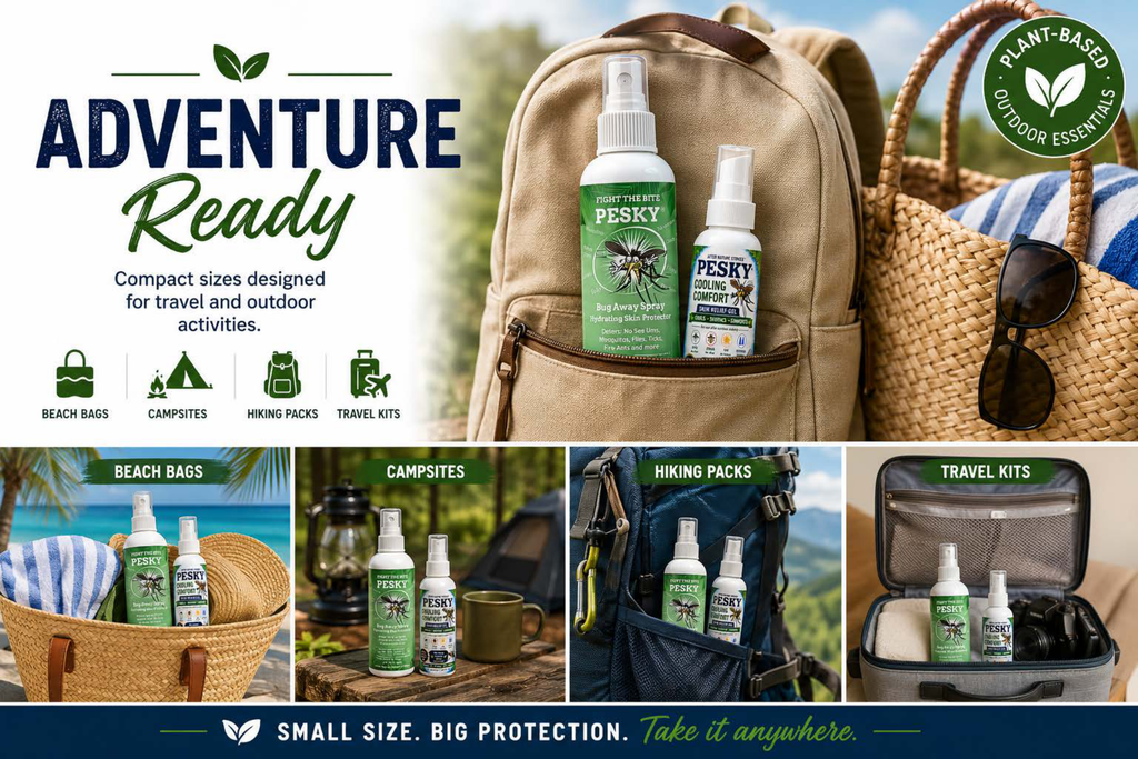 PESKY® Outdoor Adventure Duo | Bug Away Spray + After Nature Strikes™ Skin Calming Formula - Rootwellco