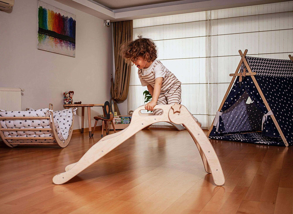 Foldable Wooden Slide - Rootwellco