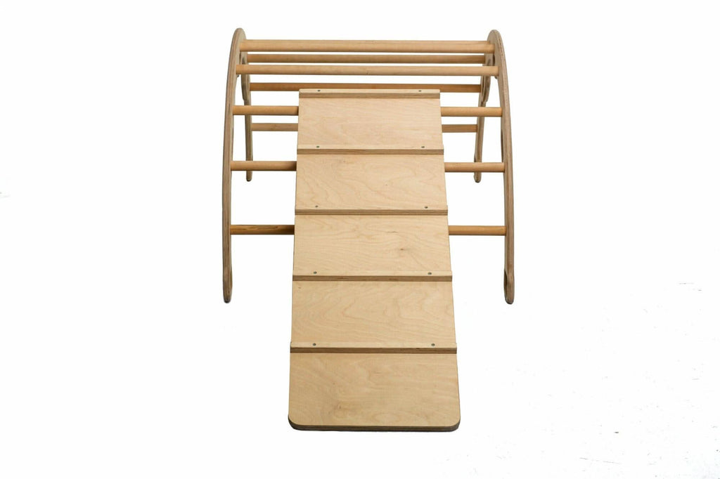 Montessori Arch Rocker with Ramp and Pillow - Rootwellco