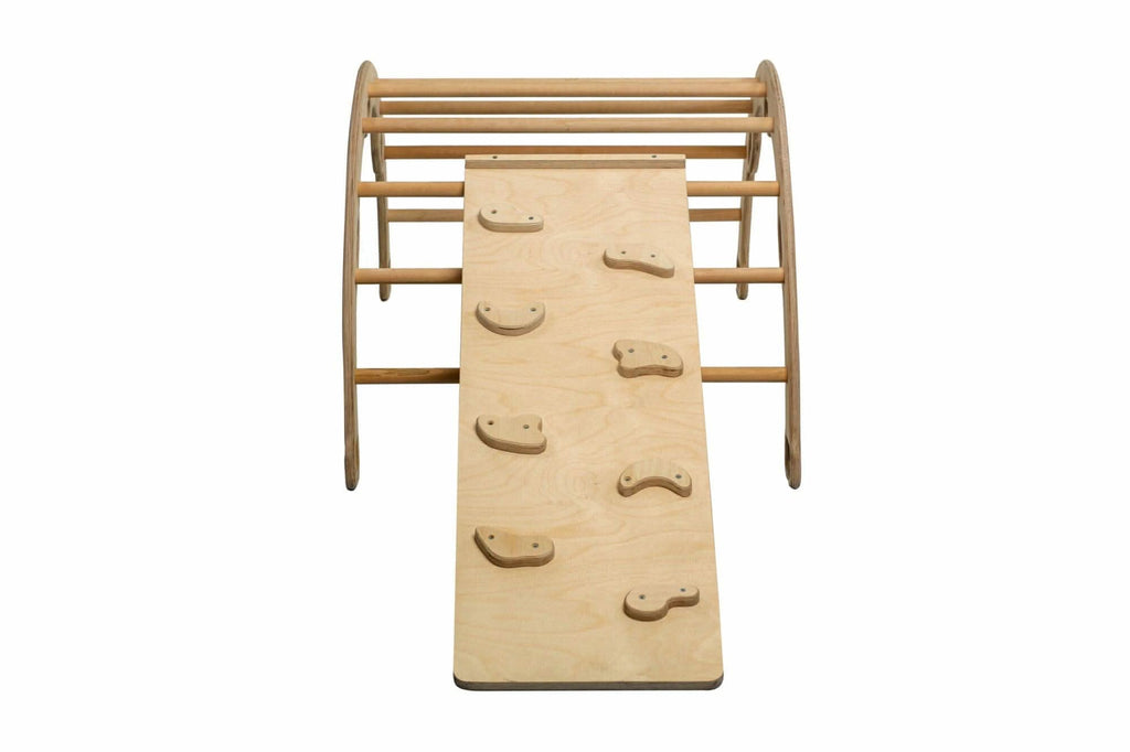 Montessori Arch Rocker with Ramp and Pillow - Rootwellco