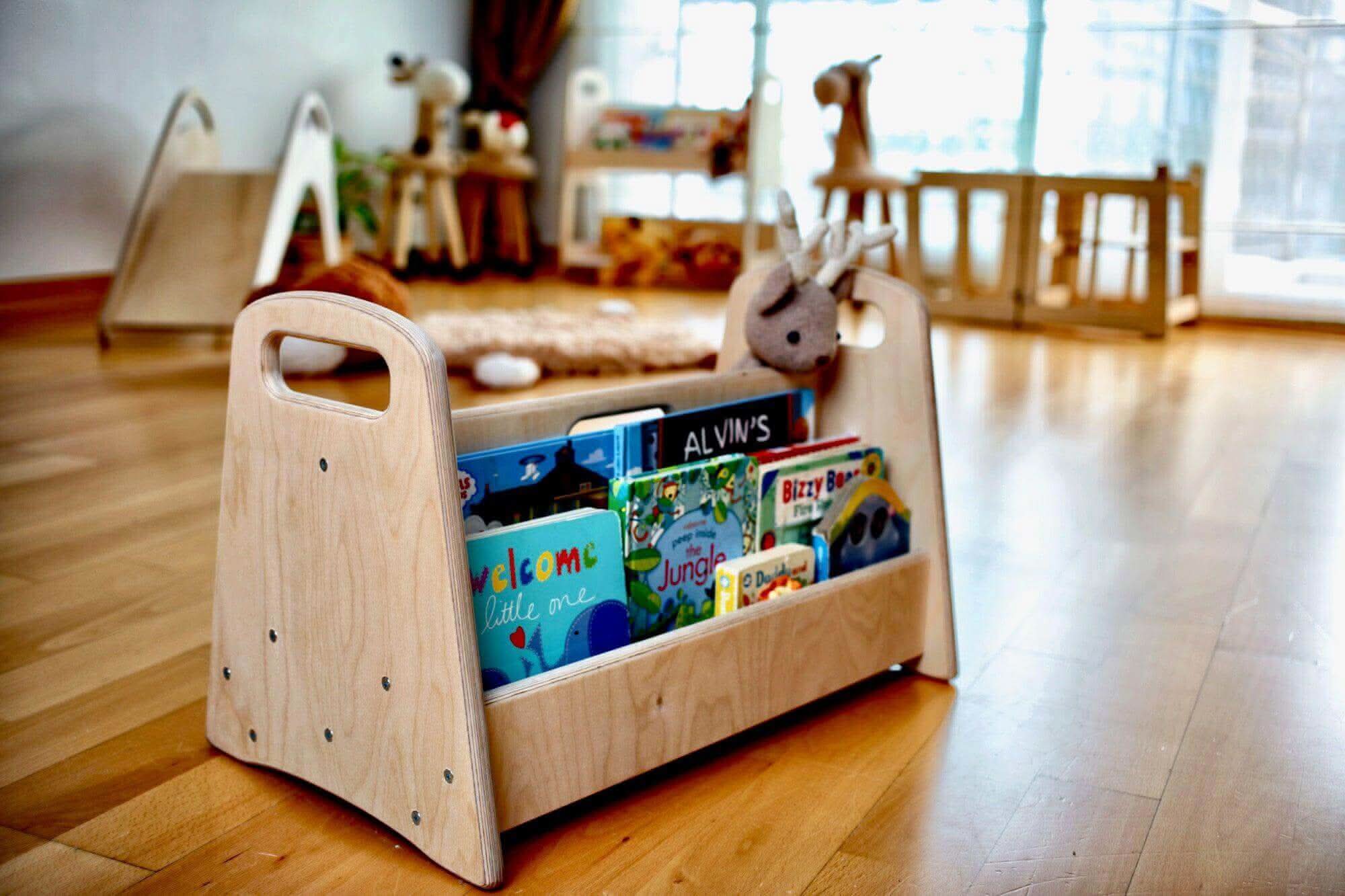 Montessori Bookshelf / Medium Size - Rootwellco